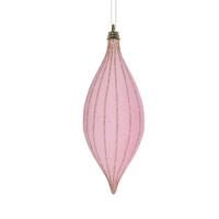 7" Light Pink Shuttle Ornament 3/Bag