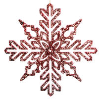 Vickerman 9" Shiny Snowflake Ornament 2/Bag