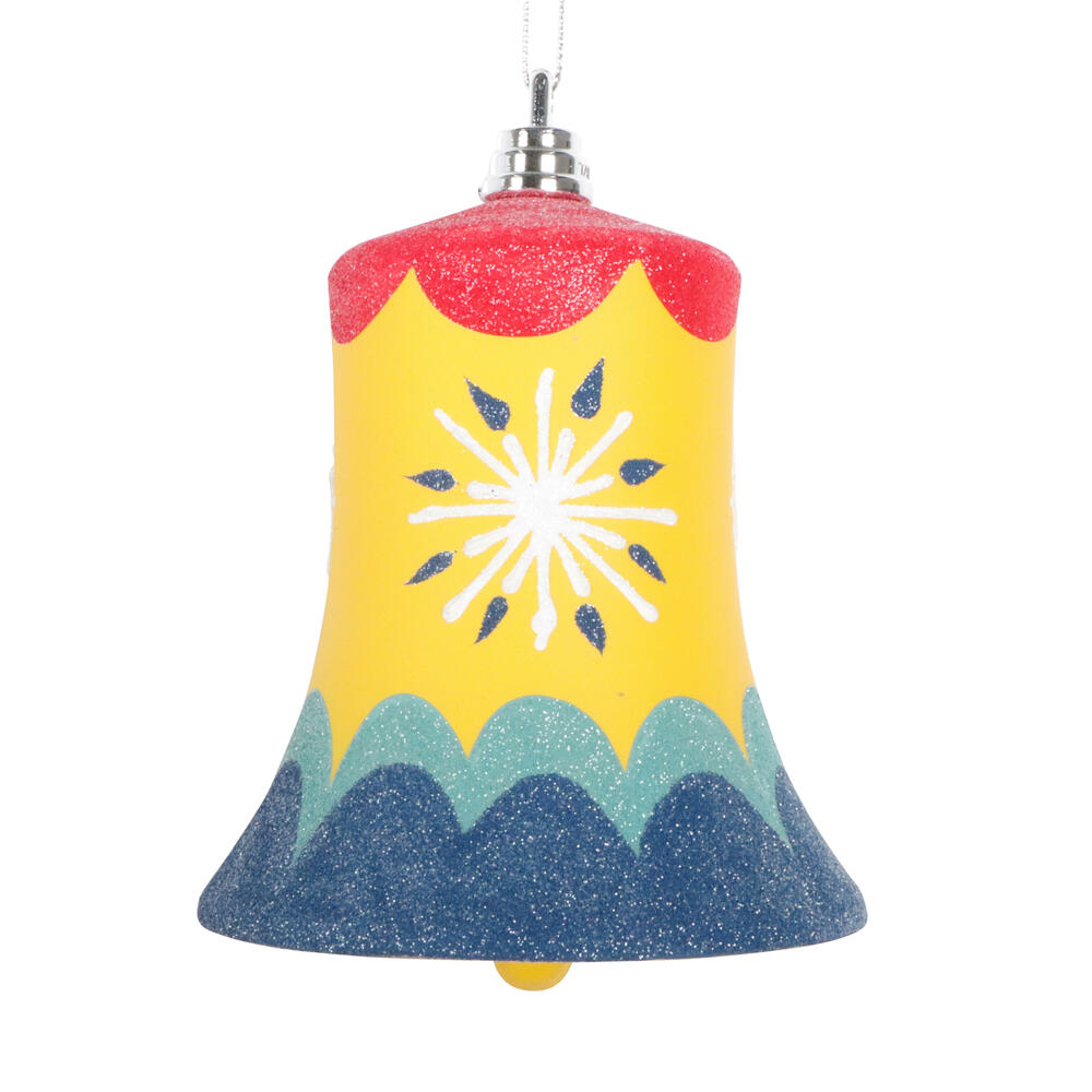 Vickerman Yellow Hand-Painted Ornament