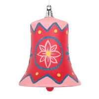Vickerman Red Hand-Painted Ornament