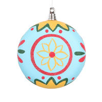 Vickerman Light Blue Hand-Painted Ornament