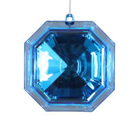 Vickerman Square Jewel Glitter Ornament
