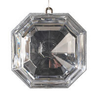 Vickerman Square Jewel Glitter Ornament