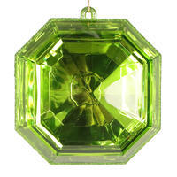 Vickerman Square Jewel Glitter Ornament