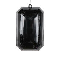 Vickerman Rectangle Jewel Glitter Ornament