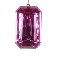 Vickerman Rectangle Jewel Glitter Ornament