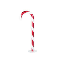 36" Red-White Standing Candy Cane