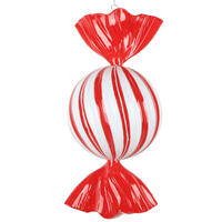 Vickerman 13" Enamel Swirl Candy Ornament