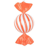 Vickerman 13" Enamel Swirl Candy Ornament