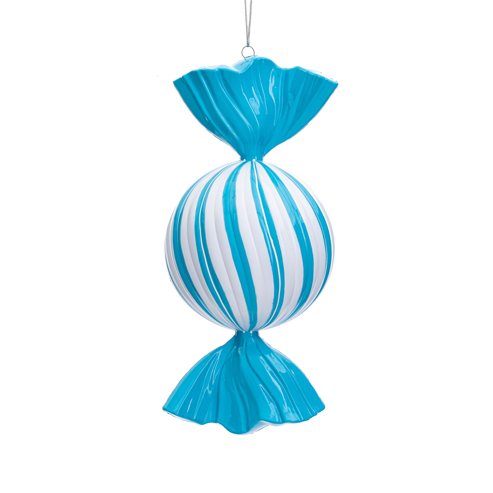 Vickerman 13" Enamel Swirl Candy Ornament