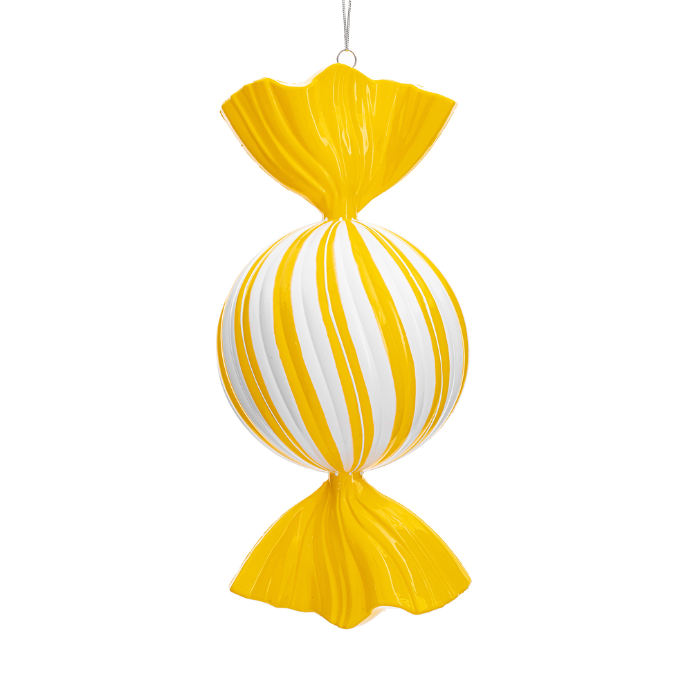 Vickerman 13" Enamel Swirl Candy Ornament