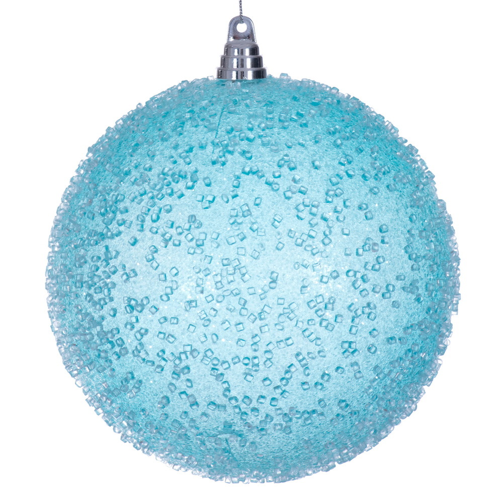 Vickerman Icy Sugar Ball Ornament