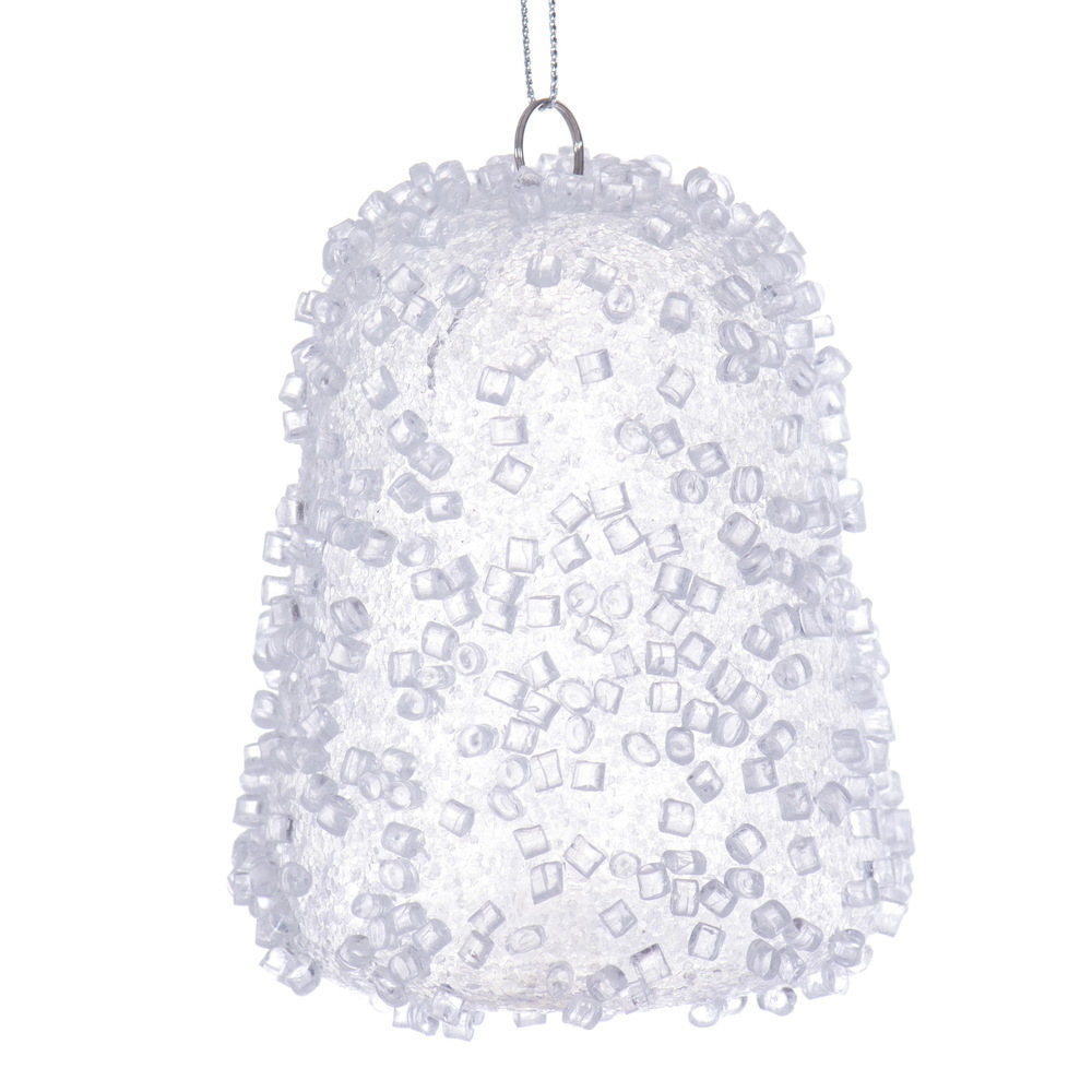 3.5" Icy Sugar Gum Drop Ornament 3/Bag