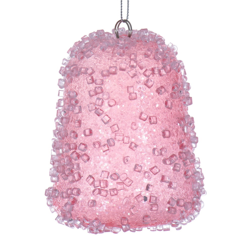 3.5" Icy Sugar Gum Drop Ornament 3/Bag