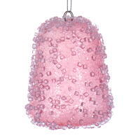 3.5" Pink Icy Sugar Gum Drop 3/Bag