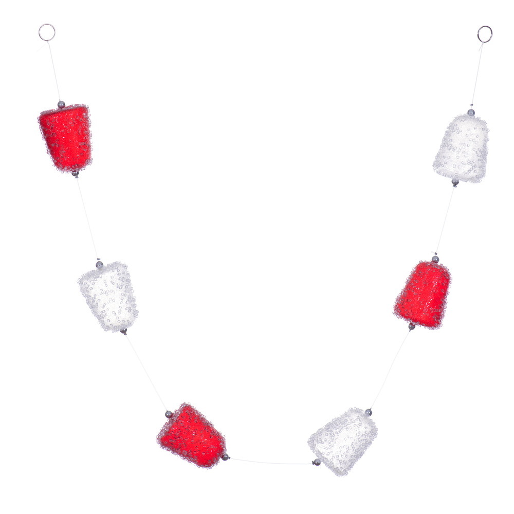 4' Icy Sugar Gum Drop Garland