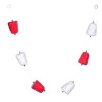 4' Icy Sugar Gum Drop Garland