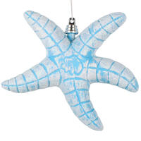 Starfish Glitter Ornament