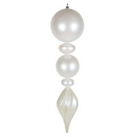 Vickerman 30" UV Candy Ball Swirl Finial Ornament