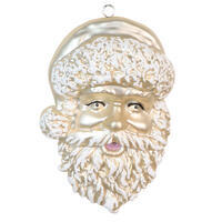 10" Champagne Santa Claus Head