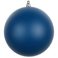 6" Slate Blue Eggshell Ball Orn 2/Bag
