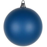 8" Slate Blue Eggshell Ball Ornament