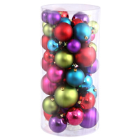Vickerman Multi-Colored Shiny and Matte Ball Ornament