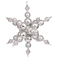 Vickerman 39" Radical Snowflake Christmas Ornament