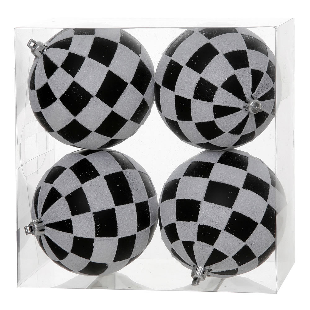 Vickerman Checkered Ball Ornament