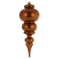 14" Copper Matte Finial UV Drilled