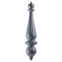 14" Limestone Matte Finial Drop UV