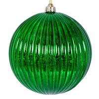 6" Green Mercury Lined Ball 4/Bag