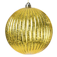 8" Gold Mercury Lined Ball