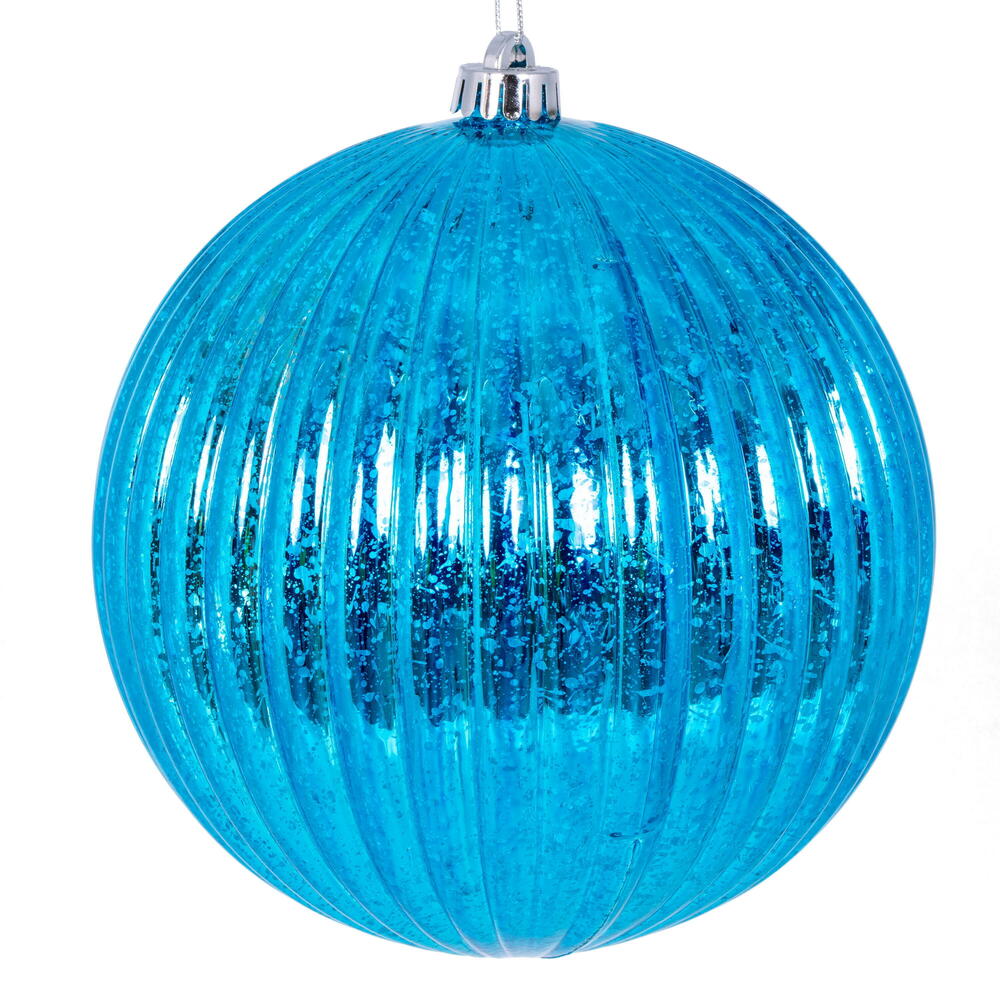 Vickerman 4" Shiny Mercury Lined Ball Ornament