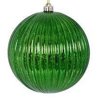 6" Emerald Mercury Lined Ball 4/Bag