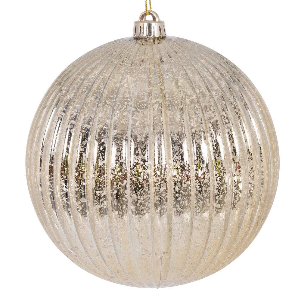 Vickerman 4" Shiny Mercury Lined Ball Ornament