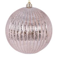 8" Rose Gold Mercury Lined Ball
