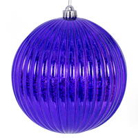6" Purple Mercury Lined Ball 4/Bag