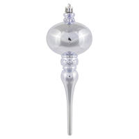 Vickerman 8" x 2.75" Shiny Finial Ornament