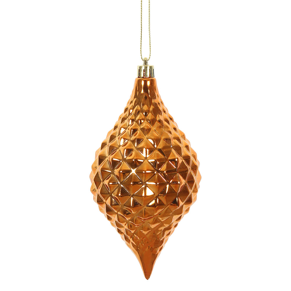 Vickerman 6" x 3" Shiny Diamond Drop Christmas Ornament