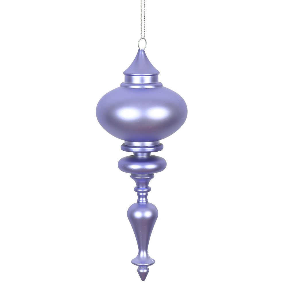 Vickerman 8.7" x 3.5" Matter Finial Ornament
