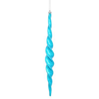 Vickerman Shiny Spiral Icicle Christmas Ornament