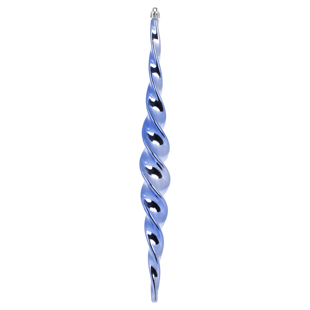 Vickerman Shiny Spiral Icicle Christmas Ornament