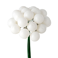 Vickerman 1" x 24" Shiny Ball Ornament Christmas Pick
