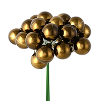 Vickerman 1" x 24" Shiny Ball Ornament Christmas Pick