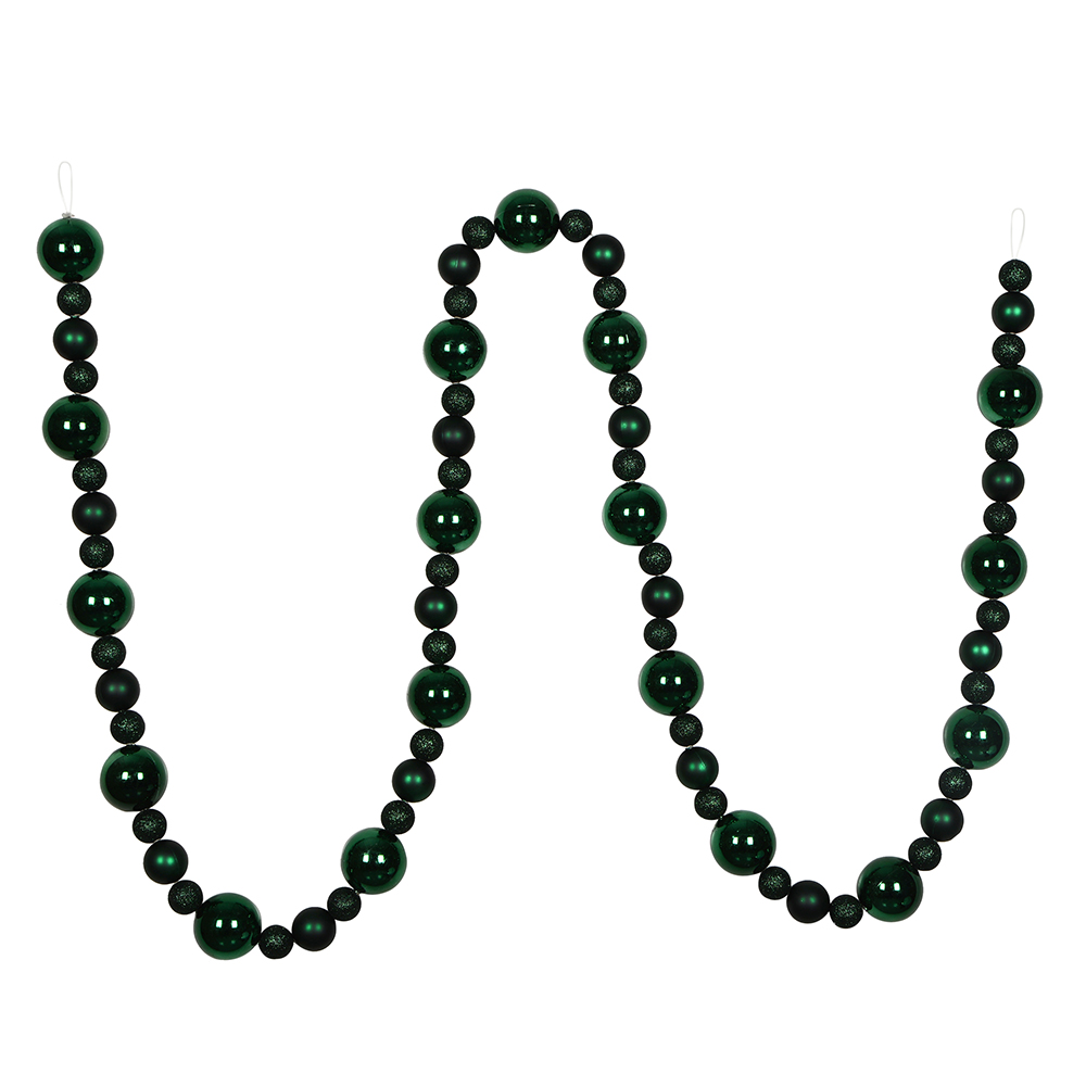 Vickerman 9' Assorted Christmas Ball Ornament Garland