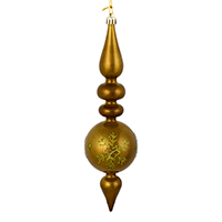 Vickerman 10" Candy Glitter Snowflake Finial Ornament