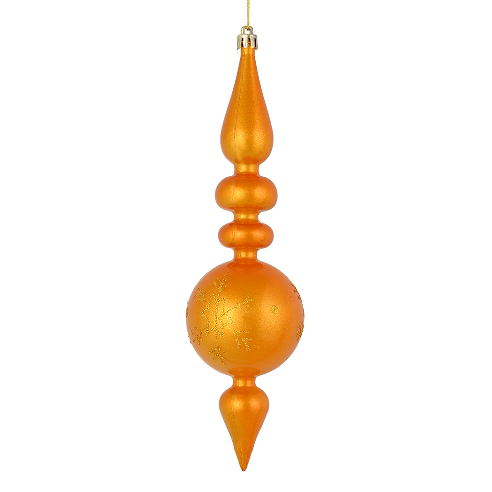 Vickerman 10" Candy Glitter Snowflake Finial Ornament