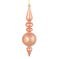Vickerman 10" Candy Glitter Snowflake Finial Ornament