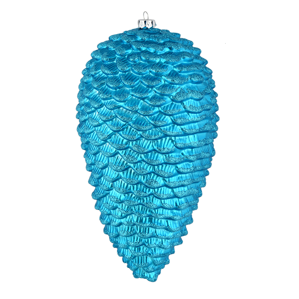 Vickerman Matte Glitter Pinecone Christmas Ornament